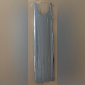 Haute Monde Light Blue Maxi Dress